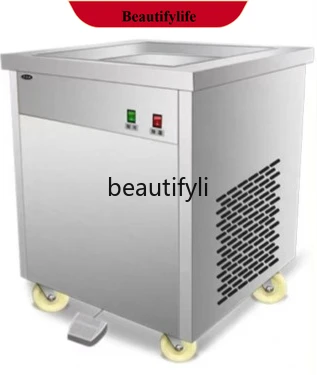 

AB02 Thick-cut Stir-fried Yogurt Commercial Large Pot Noodles Night Market Stall Single Pot Stir-fried Ice Stir-fried Roll Mach