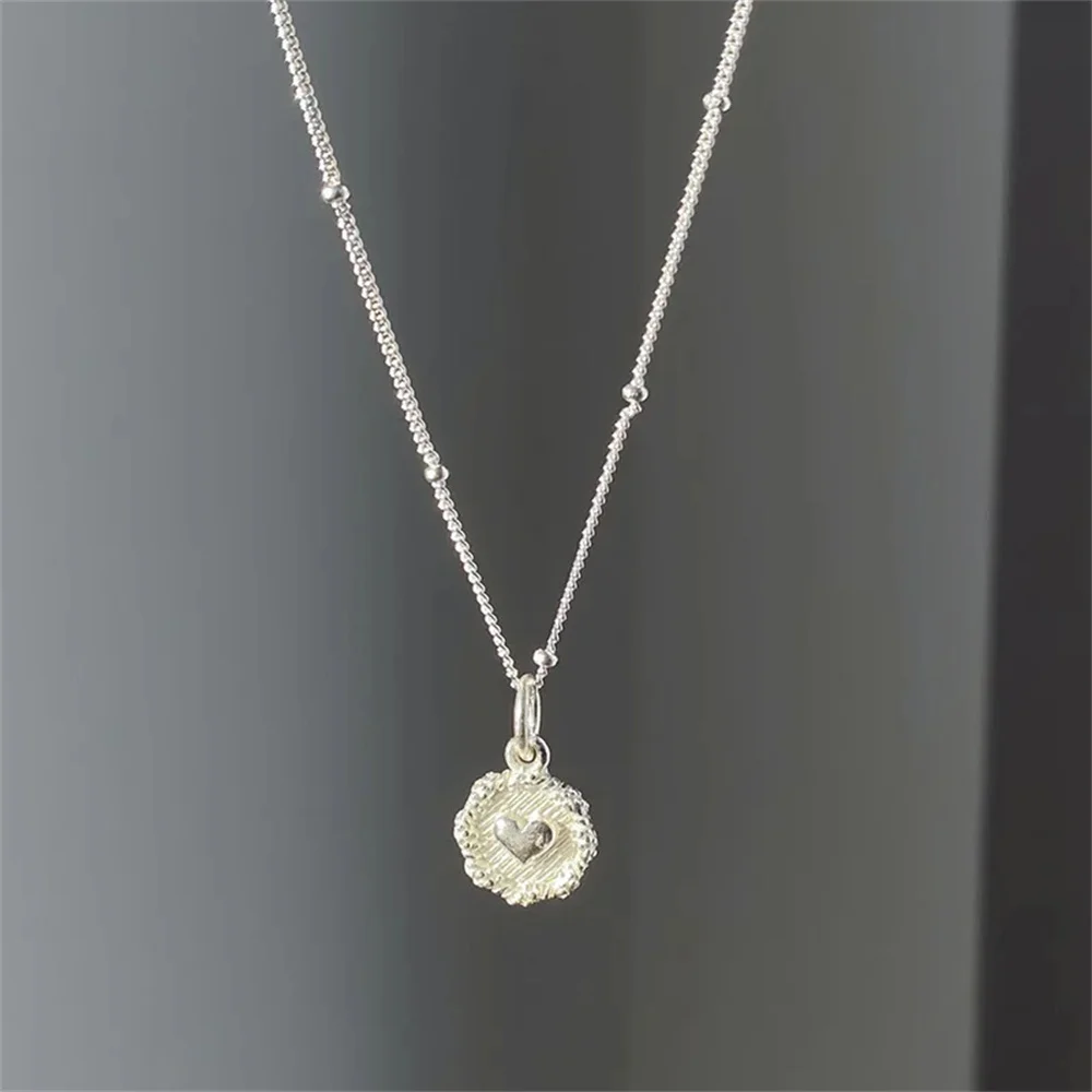 2024 New Xiaoyuan Brand Love Necklace Women's Double-sided Light Luxury Niche Commuting Clavicle Chain Wholesale