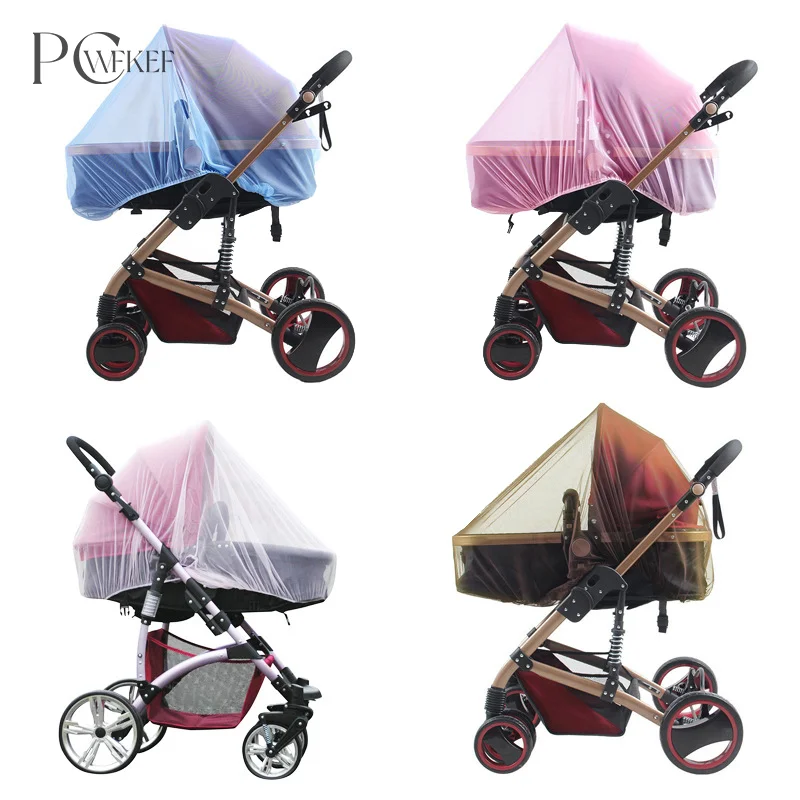 

1PC DIY Accessories Mosquito Net For Baby Stroller Summer Pram Insect Shield Net Infants Pushchair Cart Safe Protection Mesh