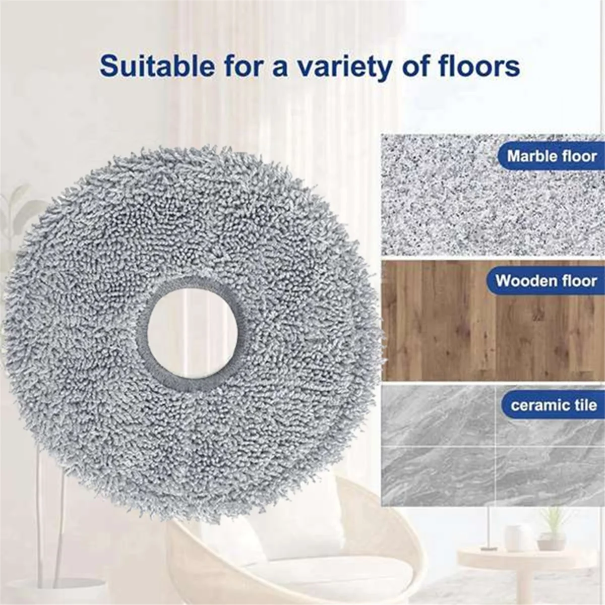 Держатель для швабры EQAZ и ткань для швабры для Dreame L10s Pro Ultra Heat X30 Ultra X40 Ultra S30 Pro Ultra, замена пылесоса