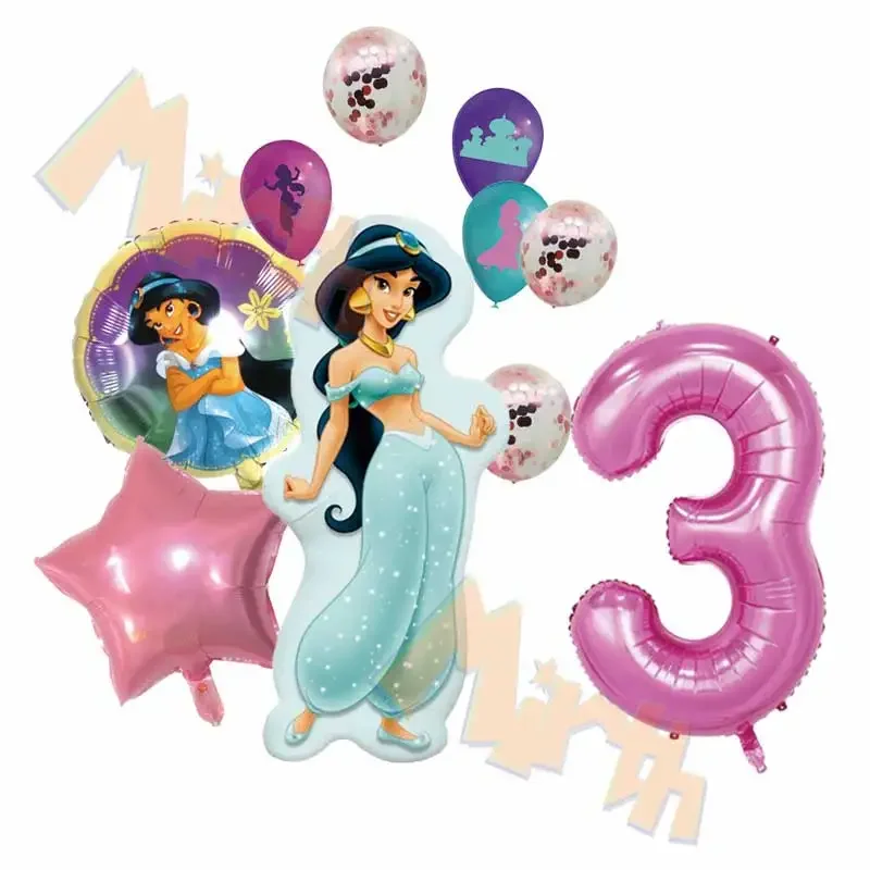 Disney-Prinzessinnen-Luftballons, Dekorationen für Kindergeburtstage, Festival-Ortdekoration, Fotohintergrund, Geschenke für Babypartys