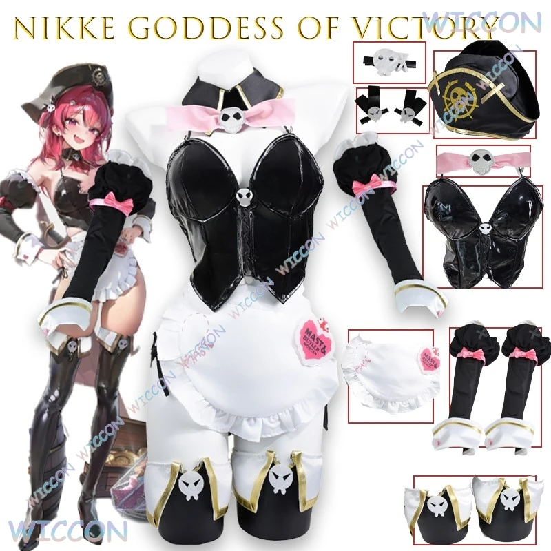 

NIKKE Goddess Of Victory MasterPirate Maid Cosplay Costume Full Set Anime Game Character Outfit Halloween Party Costumes Cosplay