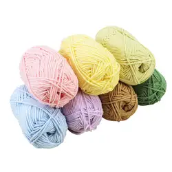 50g Knitting Yarn Hook Yarn Knit and Crochet Stamen Wool Thread Tricot Knitting Tape Milk Cotton Yarn Line Soft Lanas For Knit