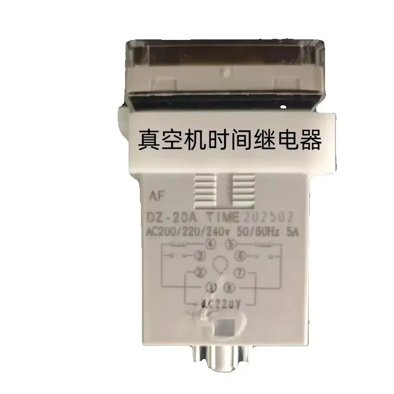 DONGZI Vacuum Sealing Machine with Time Relay 0.1S-99.9S Cooling down Table for Vacuum Packaging