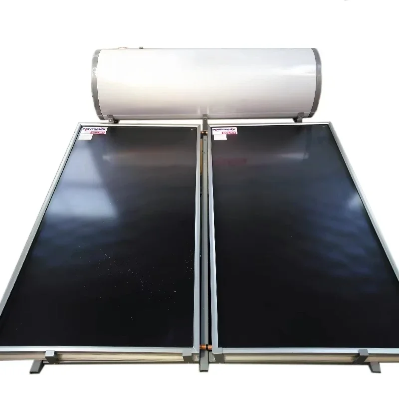 Jiadele High Quality Calentador De Agua Solar Water Geyser Integrated Pressure Flat Plate Panel Solar Water Heater System