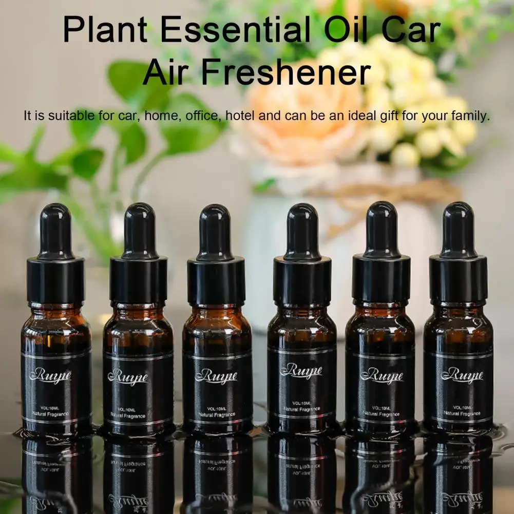 10ml Car Perfume Plant Essential Oil Car Perfume Fragrance Scent For Car Air Freshener Flavoring Bulldog Refill Auto Accessories