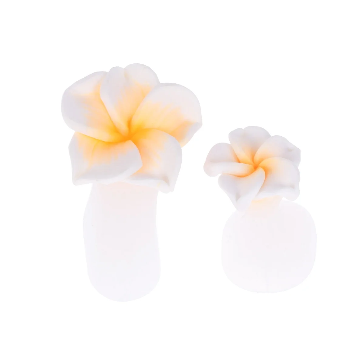 Separadores de dedos em forma de flor amarela de silicone, 8 peças, ferramentas para arte em unhas, espaçadores de dedos para pedicure, hálux valgus, separadores de unhas