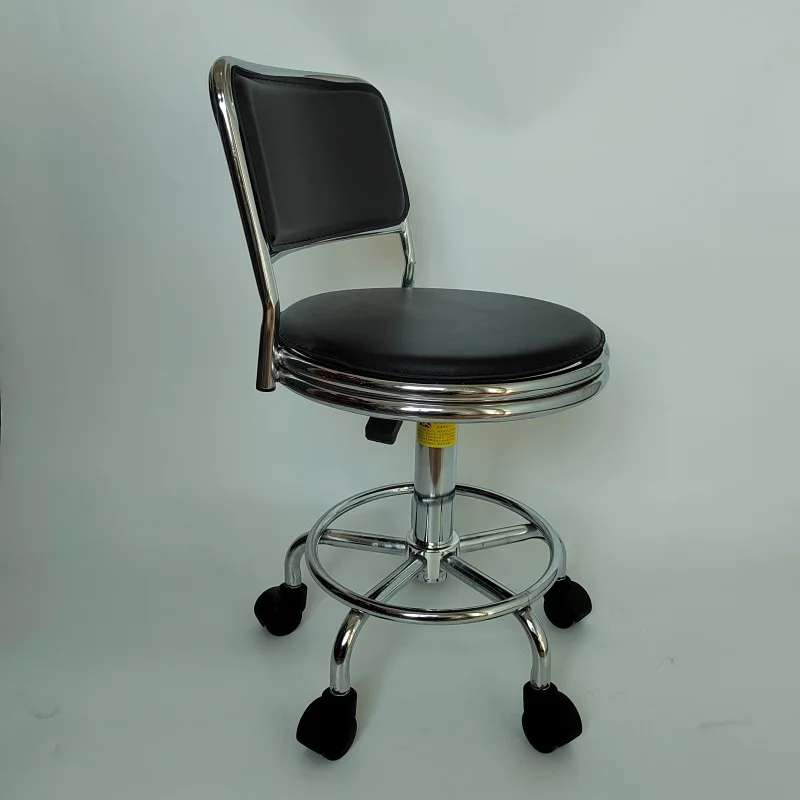 

&* Bar Chair Swivel Nordic Rustic Classic High Kitchen Counter Stool Modern Wooden Fabric Leather PU Bar Chair