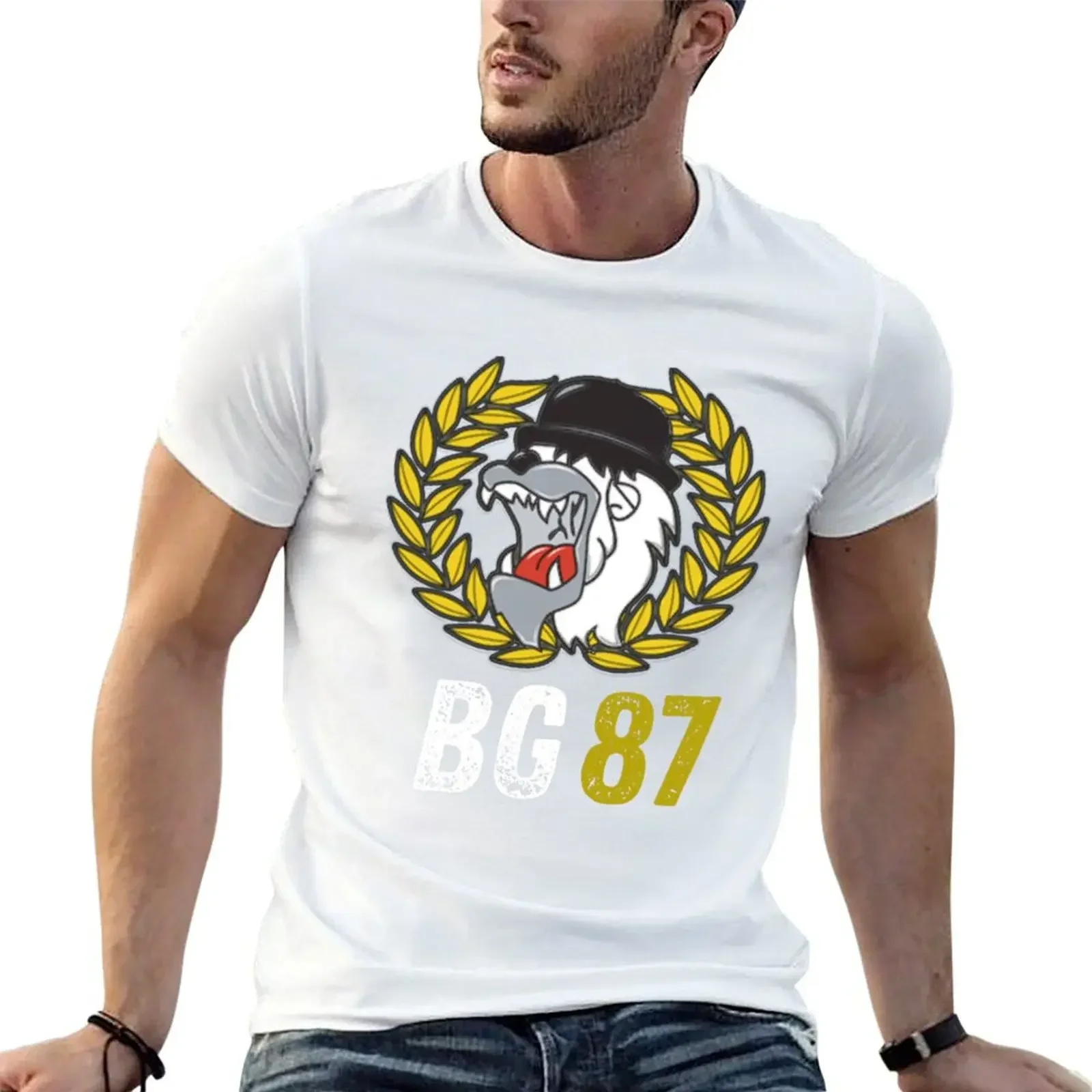 mala suerte 87 (hinchas del lyon) Camiseta esencial T-shirt boys animal pure cotton tops streetwear y2k short sleeves t shirt