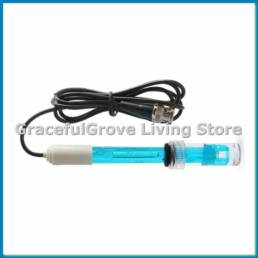 PH Electrode Sensor Probe Factory Industry Laboratory Pool Water Analyzer PH Meter Tester PH Probe BNC Connector-A27I