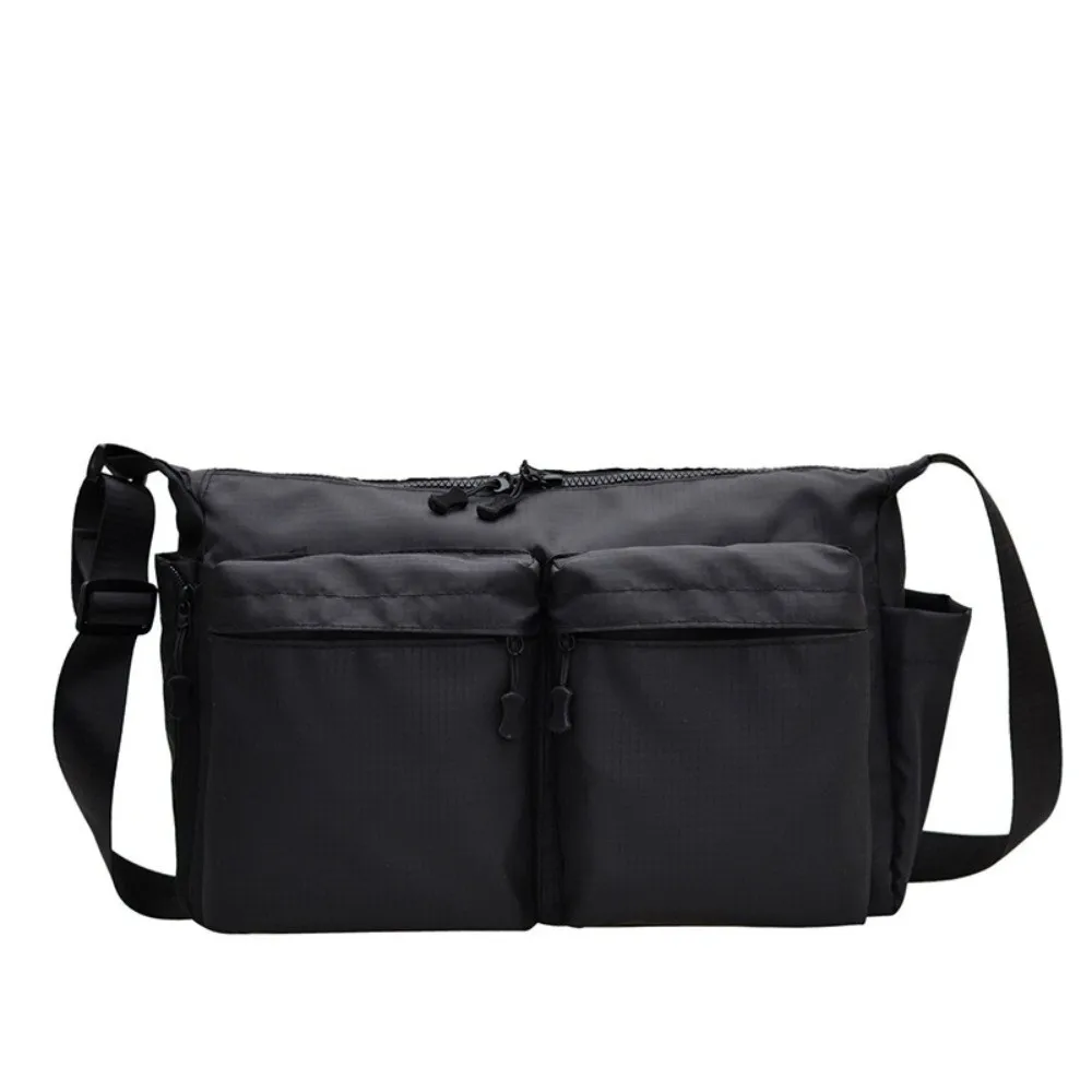 Nylon-Umhängetaschen, große Kapazität, Design mit mehreren Fächern, einzelne Schultertasche, leicht, lässiger Stil, Tragetasche mit mehreren Fächern. – Detail 4