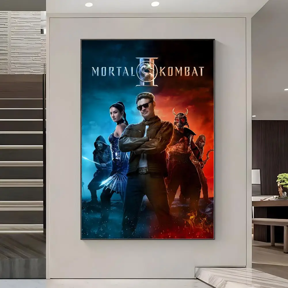 M-Mortal K-Kombat Poster Poster Artistic Stylish Wall Art For Home Office Bathroom‌ Decor Living