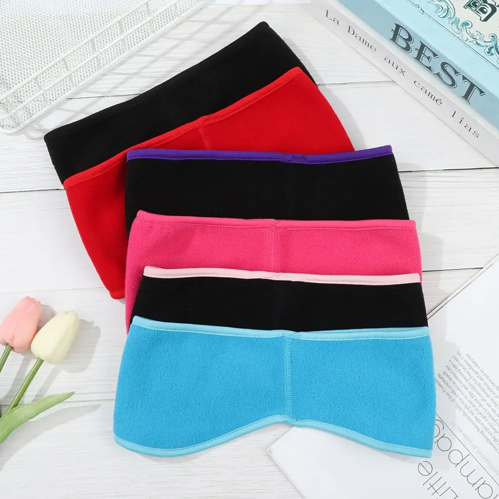 

1Pcs Headscarf Women Girls Fleece Ear Cover Hair Sweat Running Headband Winter Sweatband Ear Muffs Headband Ear Warmer