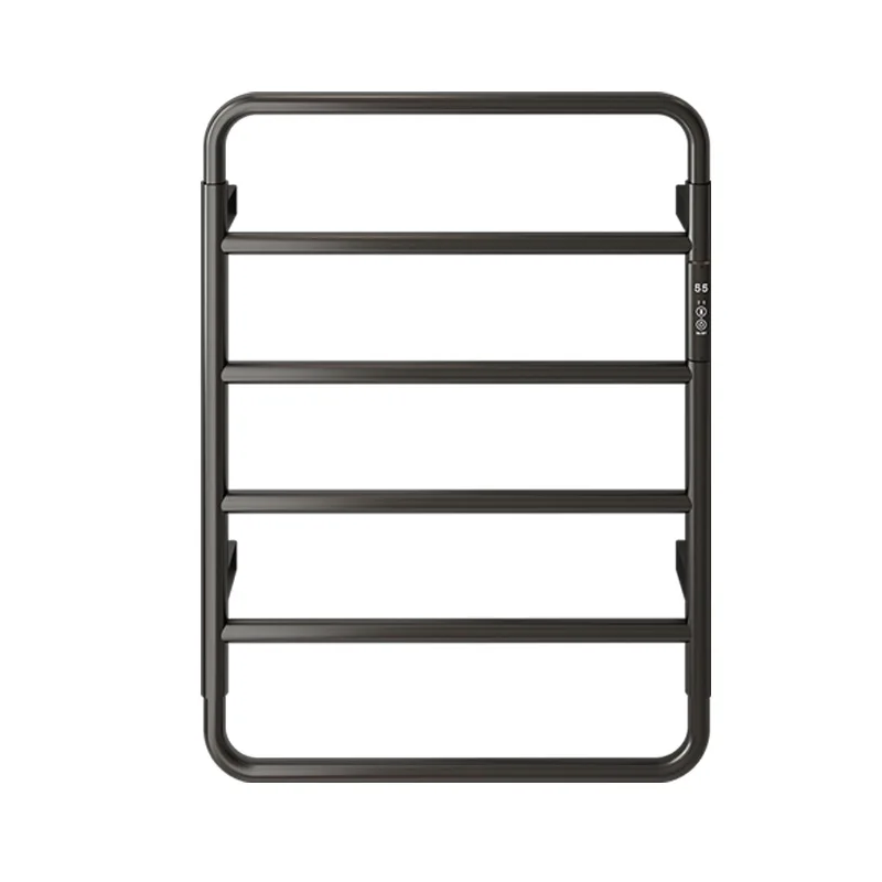 Bathroom smart carbon fiber heating electric towel rack, drying rack, stainless steel towel rack