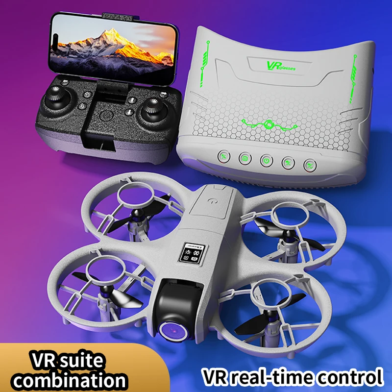 X228 Mini Drone 4K Beroep HD Dual Camera 5G WiFi FPV VR Dron Hoogte Houden Helikopter Opvouwbare Vliegtuigen RC Quadcopter Jongen Speelgoed