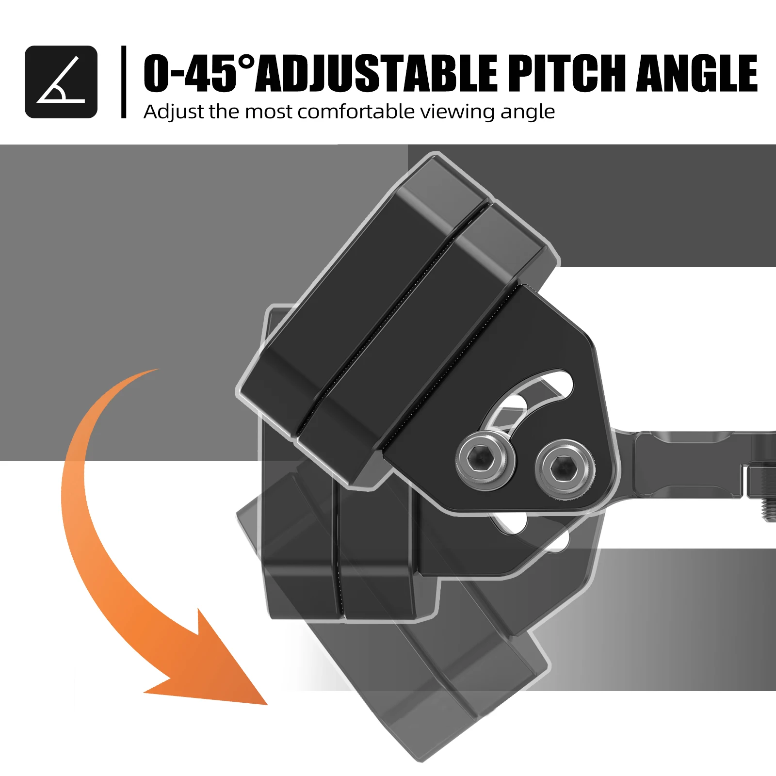 NICECNC For Yamaha Tenere 700 12MM GPS Holder Bar Clamp Bracket Mount For BMW R1250 GS and GSA For 2023 Suzuki VStrom 800DE