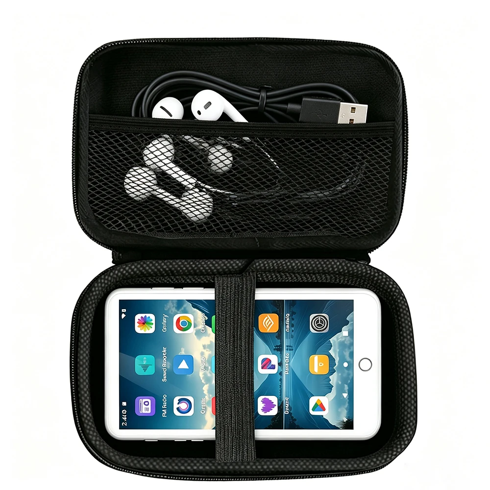 Hard Carrying EVA Case for Fanvace K11 4.0inch MP3 MP4 Player Accessories Storage Bag Shockproof Case