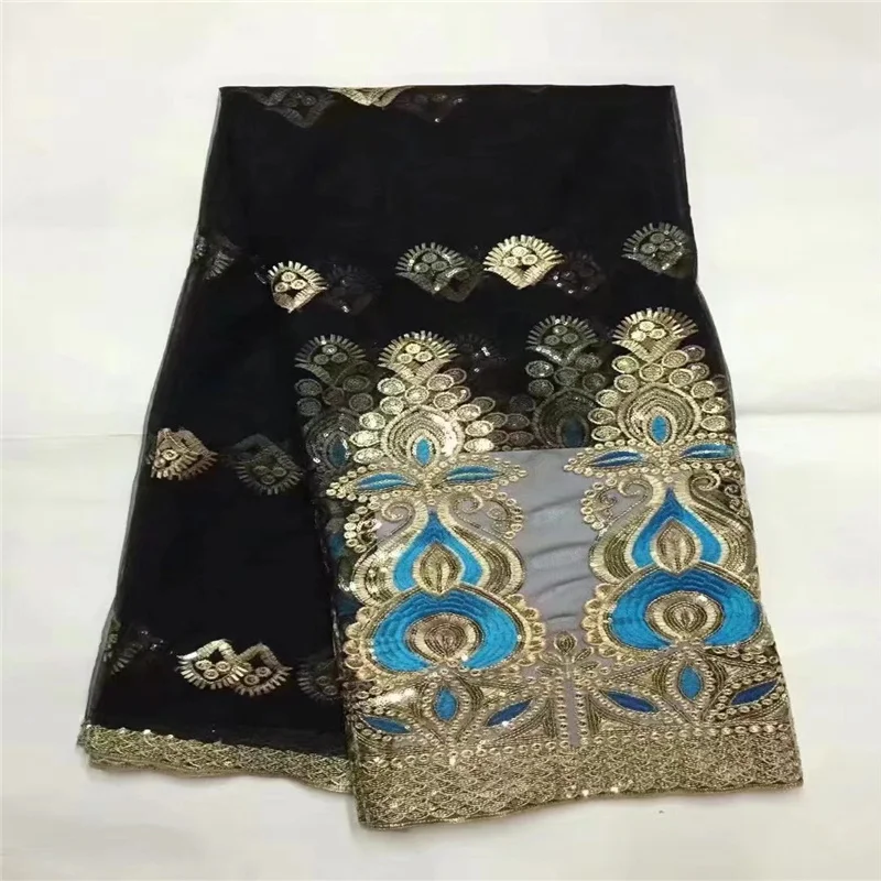 

white African Seuqins Lace Fabric 2021 Black Embroidered French Nigerian Lace Fabric High Quality Lace For Party