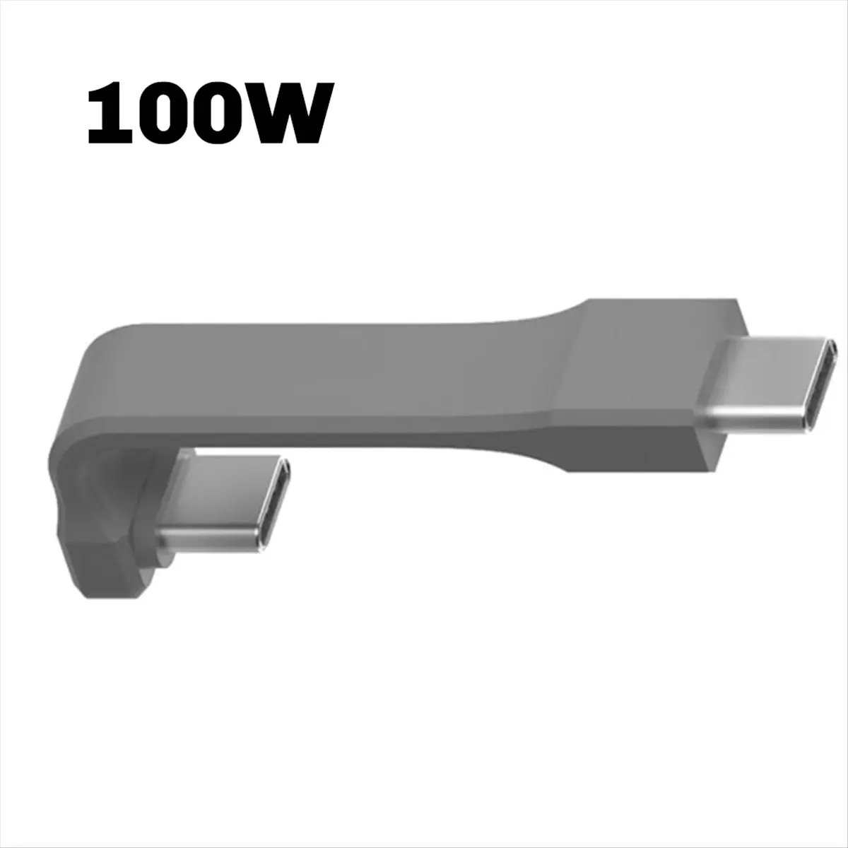 & Top 90 Degree Elbow Data Cable TYPE-C to TYPE-C Full-Function Connection Magnetic Hard Disk Box M2 for Phone Hard-Disk 100W