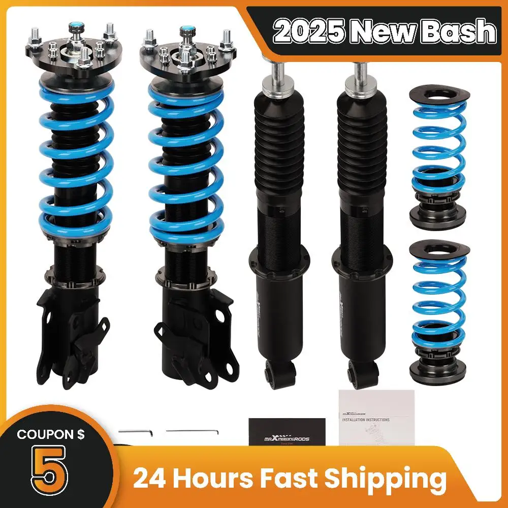 

MaXpeedingrods T6 Coilovers 24 Way Damper AdJustable For Honda Civic Acura CSX 2006-11 Suspension Coil Spring Kit