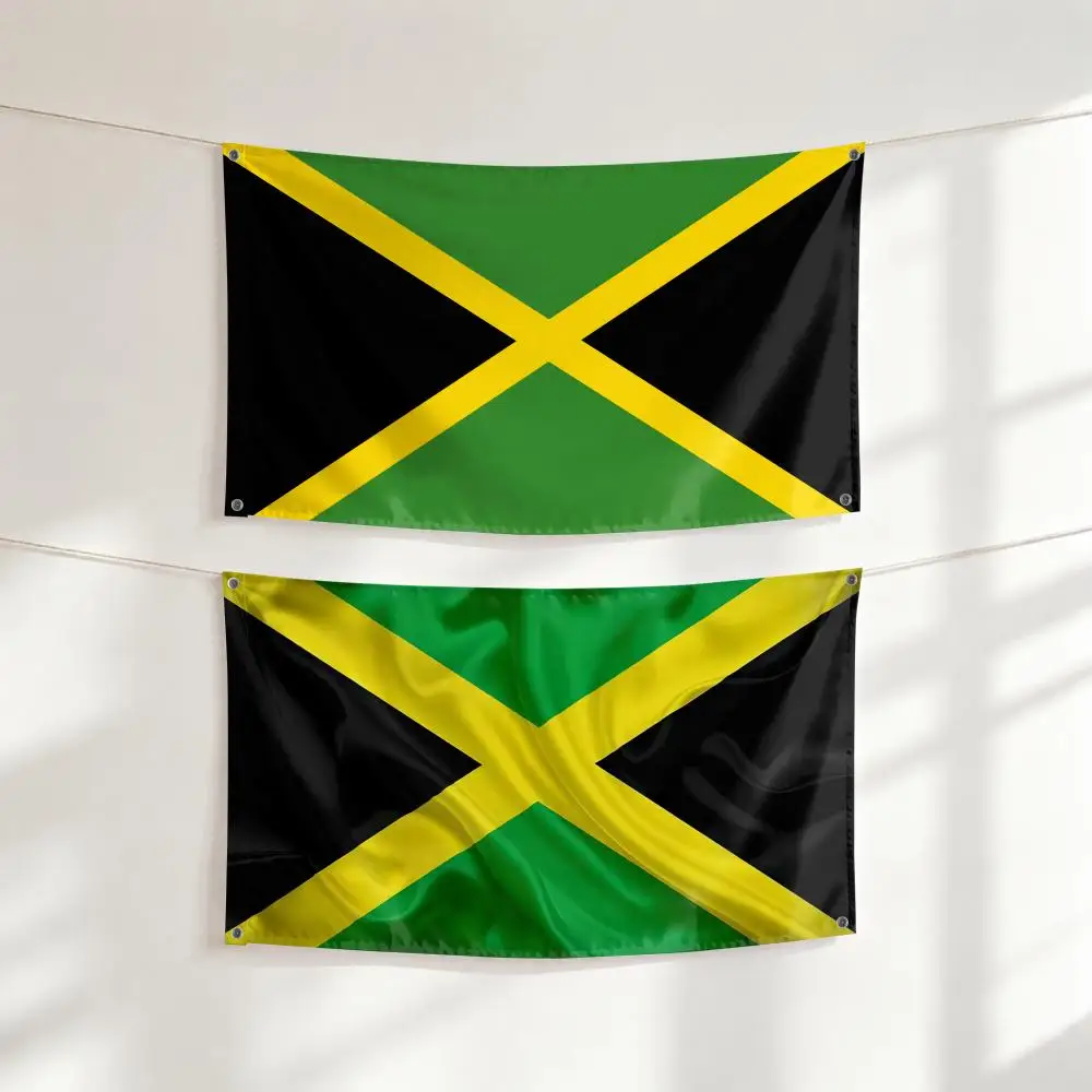 Jamaica Flags Outdoor Garden Flag Banner Decorative Yard for Home Patio Lawn Seasonal Holiday Party