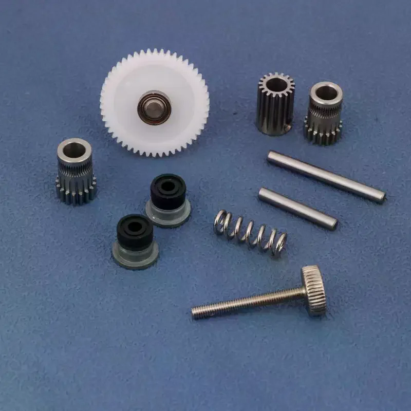 1Set Dual Drive Gear Hardened Steel Upgrade Kit Extruder Drivegear For BMG Extruder For Prusa I3 3D Printer Bowden Extruder Part