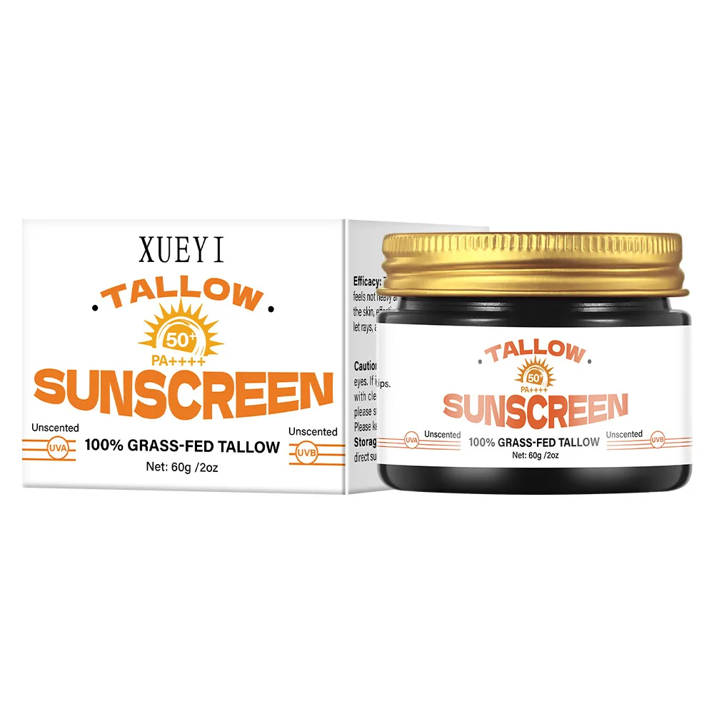 Moisturizing Sun Protection SPF 50+++  Honey Tallow Cream 60g