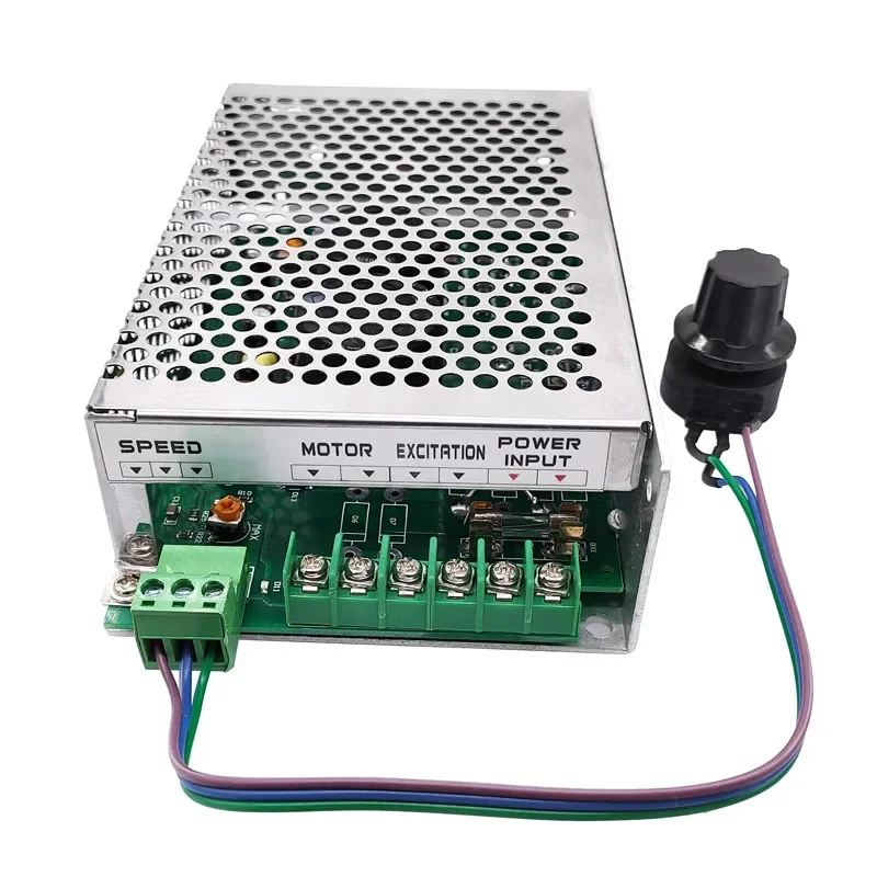60A DC PWM brushed motor stepless governor 12V24V transmission forward and reverse with switch digital display control
