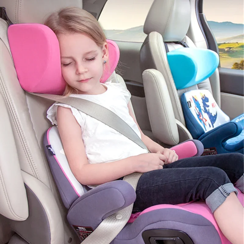 Car Headrest Memory Foam Children\'s Car Seat Headrest Safety Seat Neck Pillow Children Car Neck Pillow Car Interior Accessories