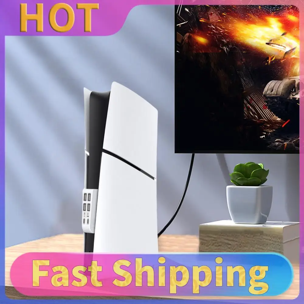 

USB-хаб с 4 портами USB и 2 портами Type-C, разветвитель-адаптер USB для PlayStation 5 Slim