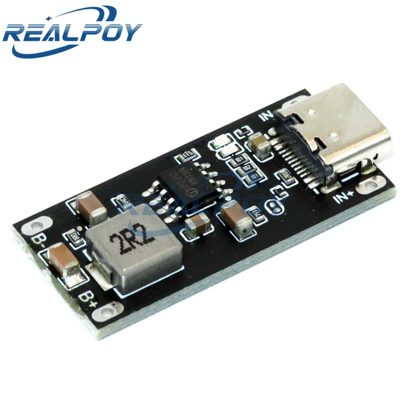 Type-C USB Input High Current 3A Polymer Ternary Lithium Battery Quick Fast Charging Board IP2312 CC/CV Mode 5V To 4.2V