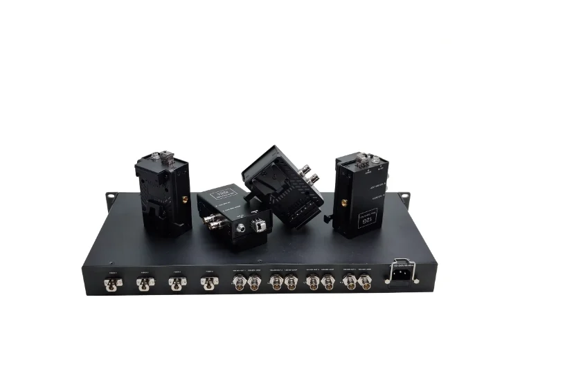 BROADCASTING EFP SYSTEM OB VAN 12G SDI FIBER CONVERTER