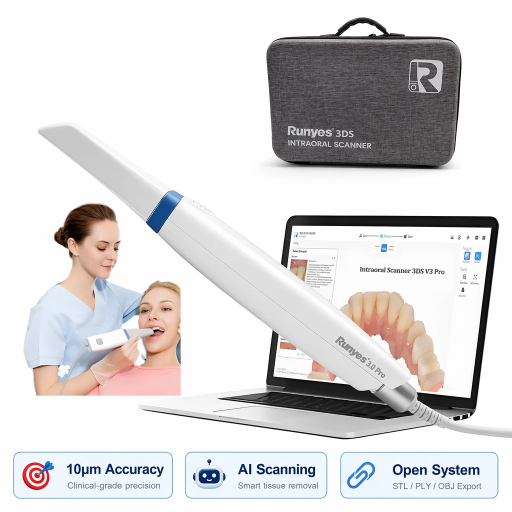 V3 Intraoral Scanner AI Scan 10μm STL/PLY 3D Escaner Intra Oral D en tal Intraoral Scanner De nt al Equipment