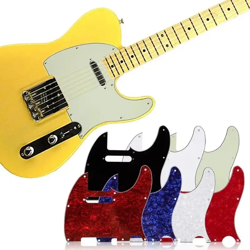 Golpeador de guitarra estilo Tele de 3 capas, instrumento Musical envejecido, accesorios de piezas de guitarra con 6 colores