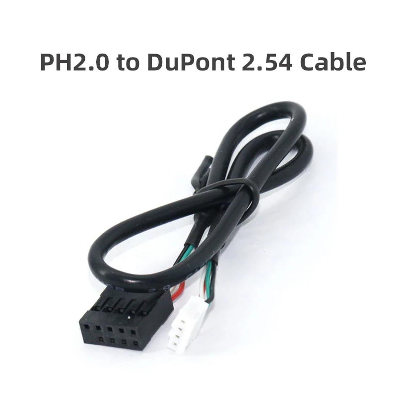 PH2.0 to DuPont 2.54 Terminal Wire 5pin Hole Female Ph2.0 to USB Adapter Cable for Chassis Industrial Control Motherboard