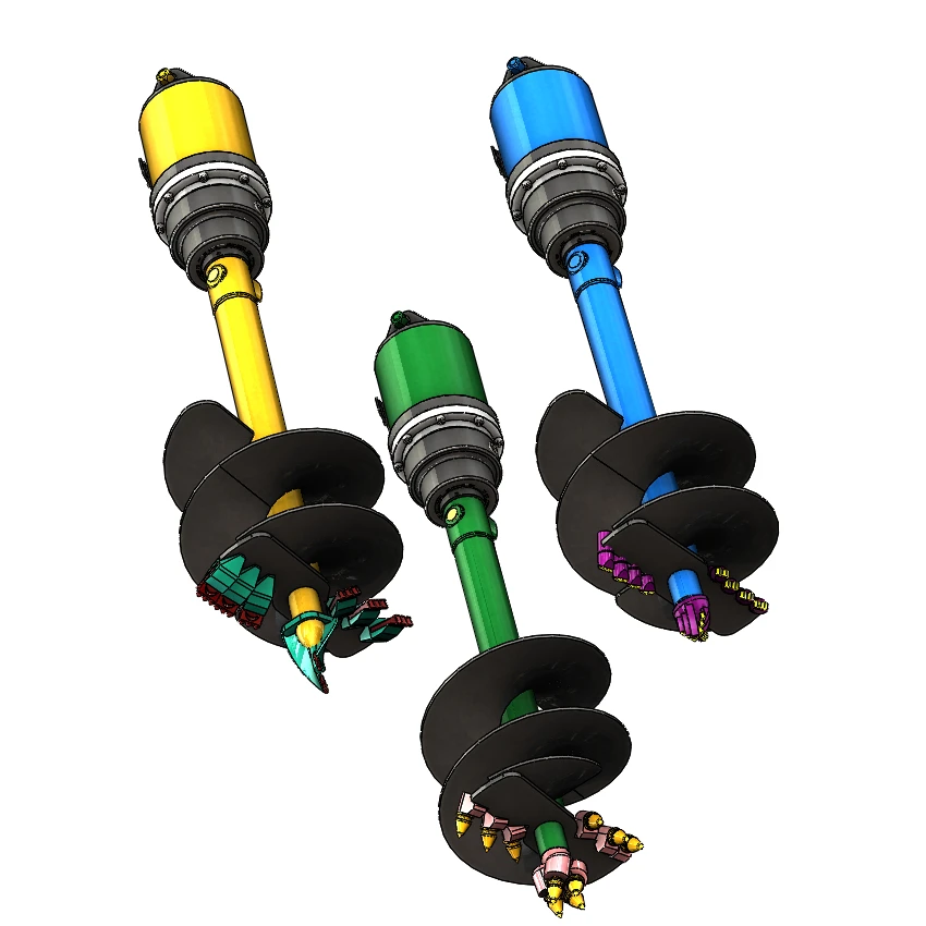 

Rainbow Machinery China Cheap Engine Powered Mini Excavator Post Hole Digger Drill Attachment Earth Auger 6 Ton Suitable