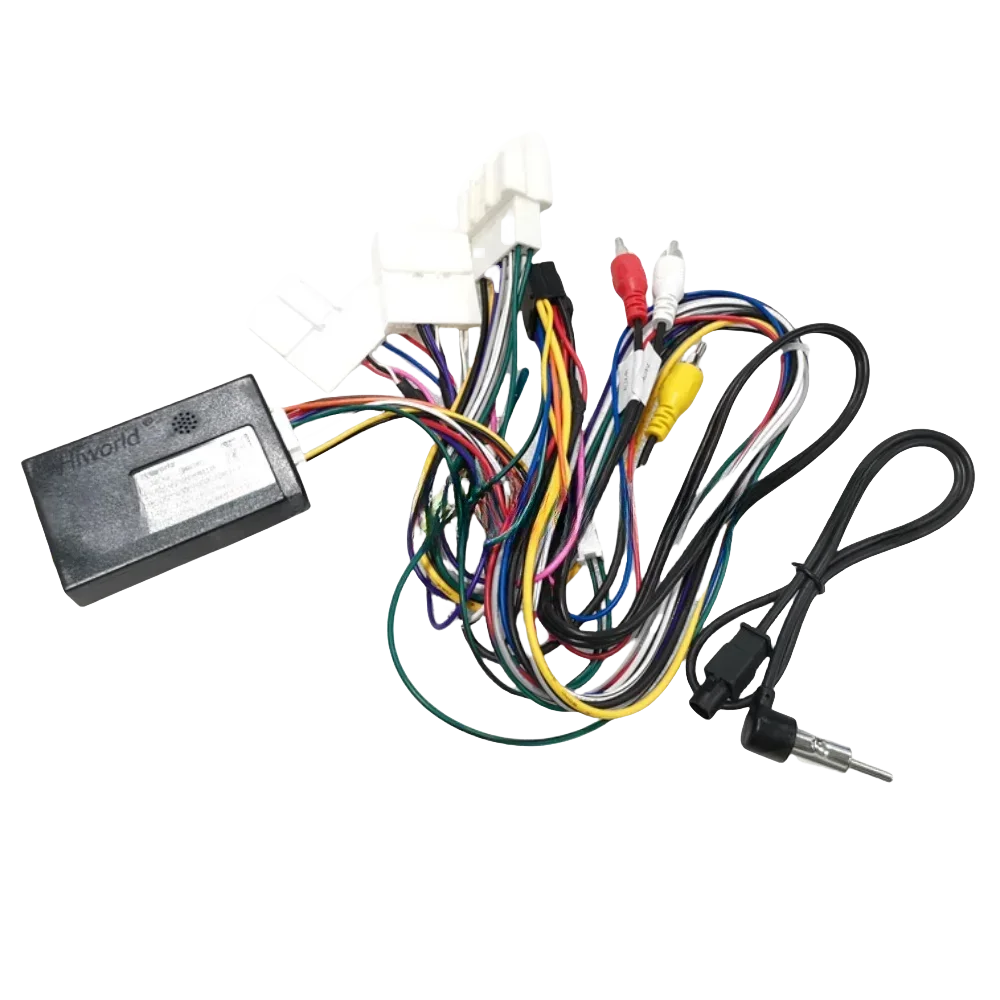 

Car 16 Pin Wiring Harness Adapter Canbus Decoder Android 2 Din Radio Power Cable For Renault CLIO 4 (High Version) Android GPS