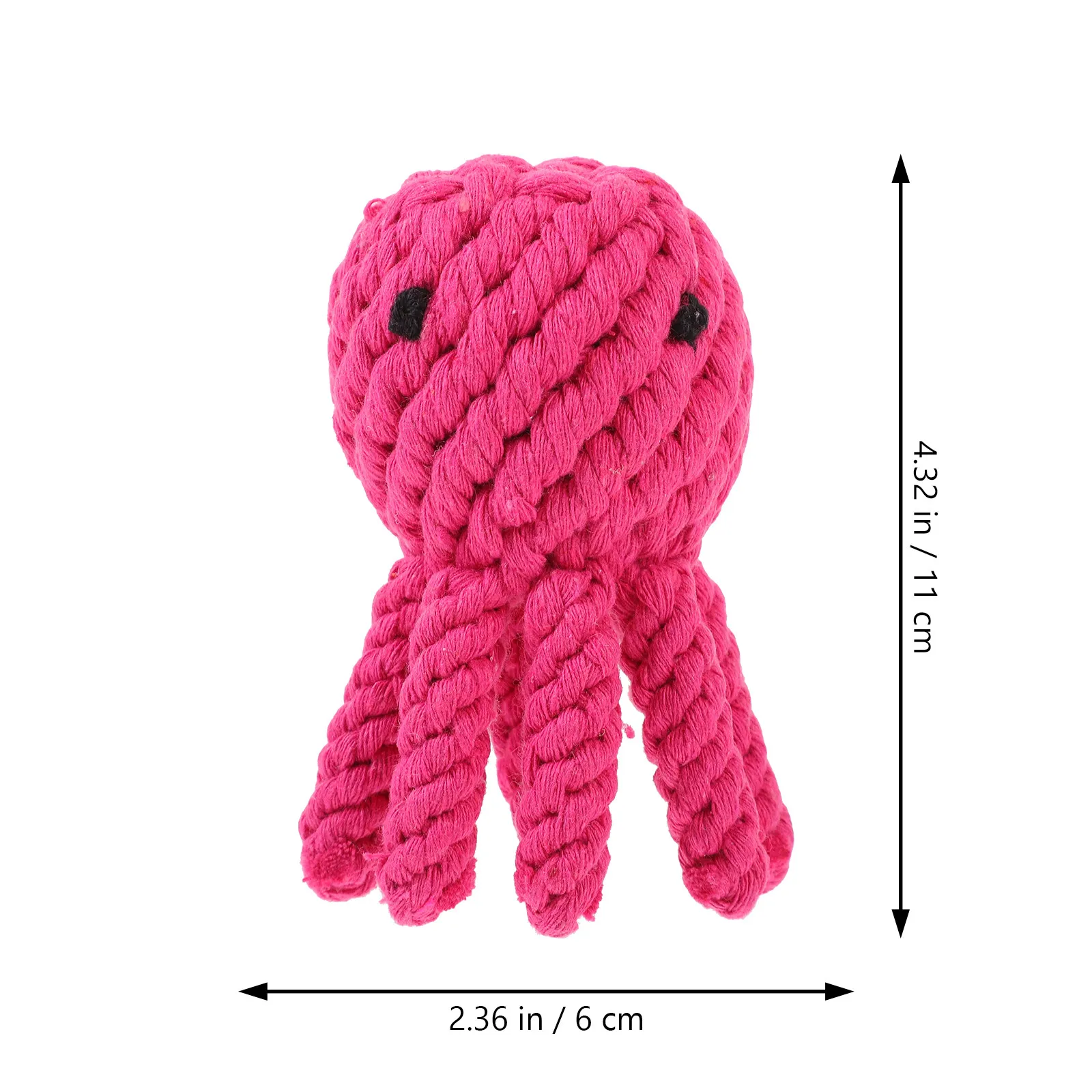 Dog Chewing Cotton Rope Woven Pet Bite Resistant Octopus Shape Puppy Molar Teeth Cleaning Plaything Pet Dog Chewing Toy