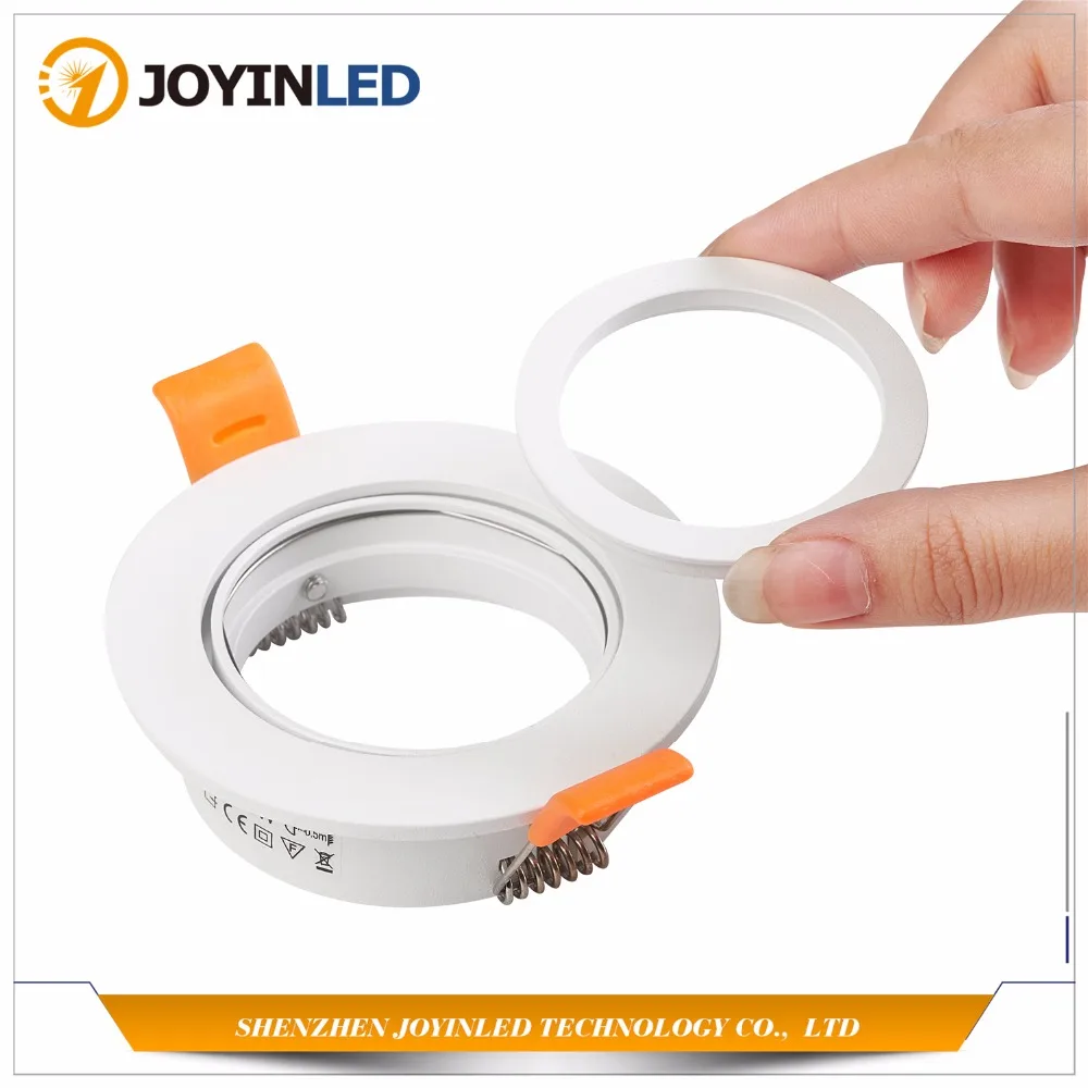 2PCS LED Recessed Ceiling Light Adjustable Frame for GU10  Fitting  Ceiling Spot Lights Fitting Fixture