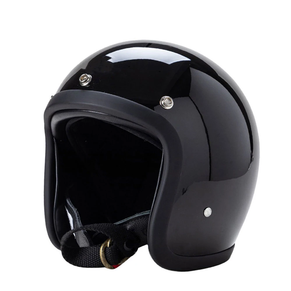 Klassischer Japanischer Stil Kleiner Shell Vintage TT&COCASCOS Open Face Helm Jet 500TX Cafe Racer Roller 3/4 Motorradhelm