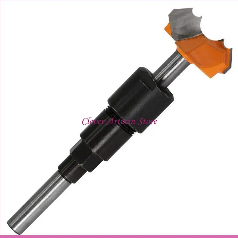 

E06B Woodworking 8 mm Drill Bit Milling Cutter Alloy Steel Coated Bakelite Trimming
