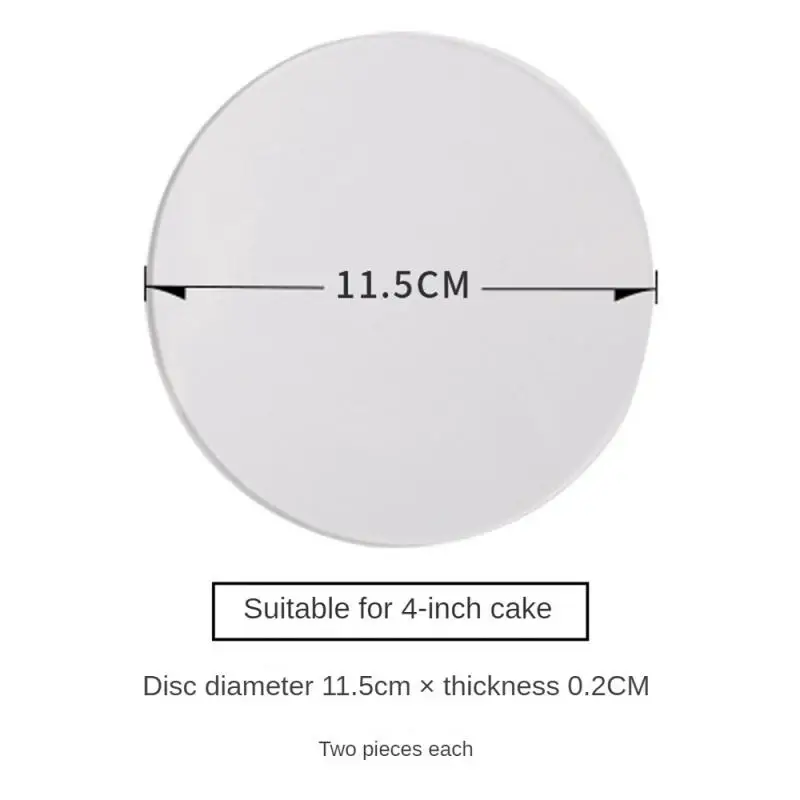 

Acrylic Cake Stand 6 Optional Reusable Nice Design Durable Easy To Use Kitchen Bar Supplies Multifunctional Cake Stand White