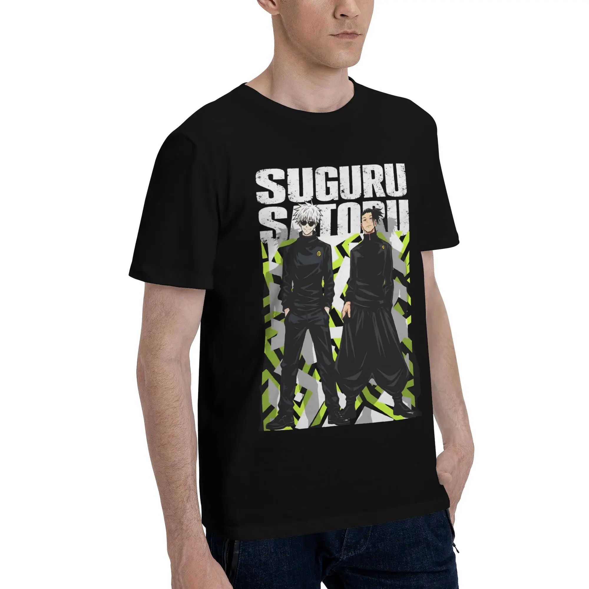 The Strongest Duo   Novelty 100% Cotton T-Shirt Bandai Jujutsu Kaisen Tops Tees For Men