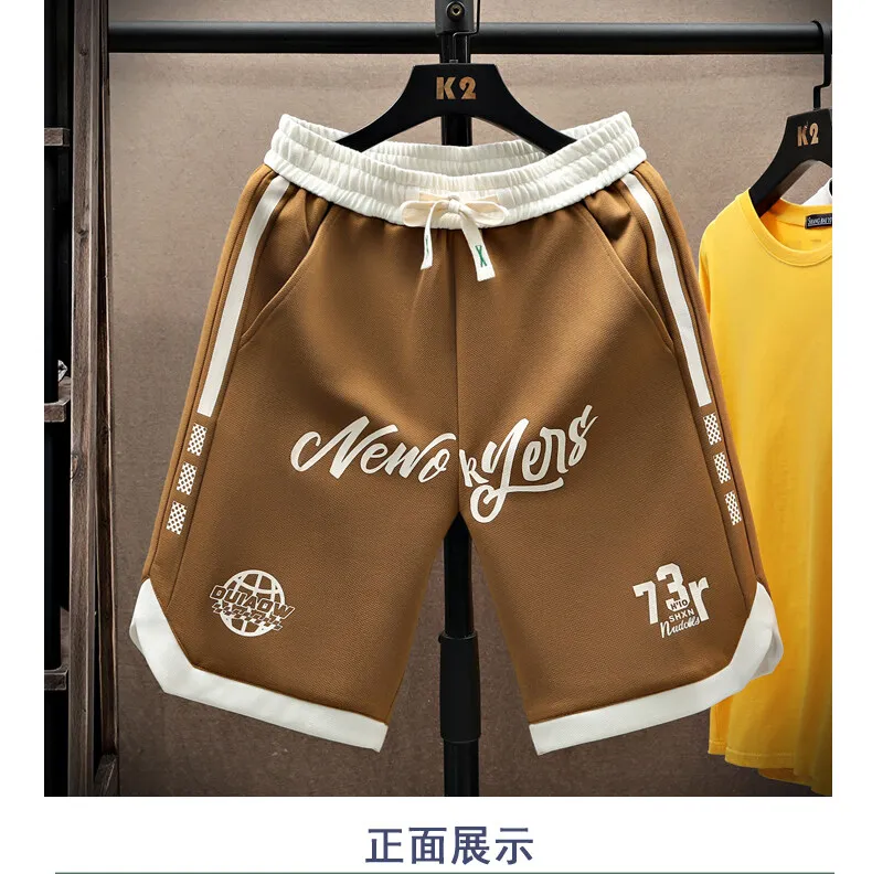 2026 Sommer Herren Freizeit-Knielange Shorts Streetwear Atmungsaktive Dünne Jogger Outdoor Sport Laufhose Locker Sitzende Five-Cent-Hose – Detail 12