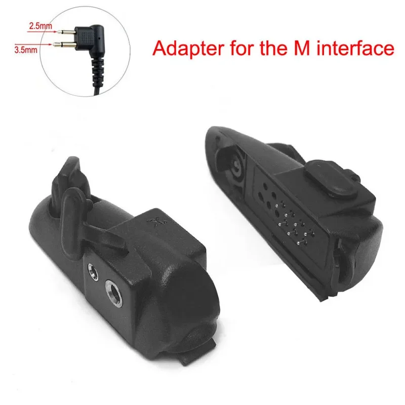 Baofeng UV-9R Audio Adapter for BF-A58 BF-9700 UV-5S GT-3WP UV-XR for M Interface Walkie Talkie Headset Accessories