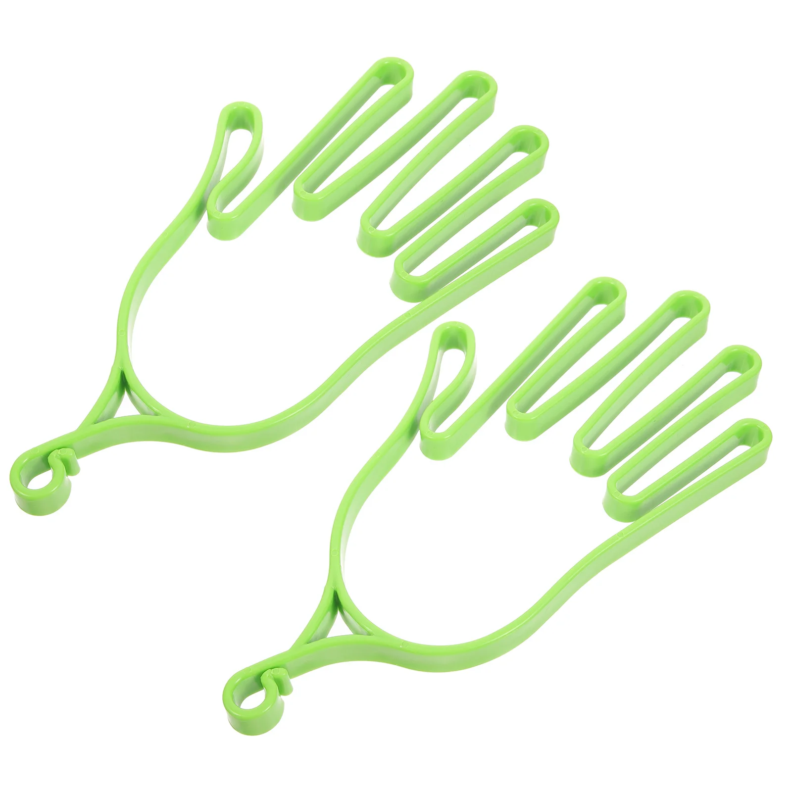 

2 Pcs Golfs Glove Support Holders Gloves Hangers Frames Hand Shape Racks Drying Accessories