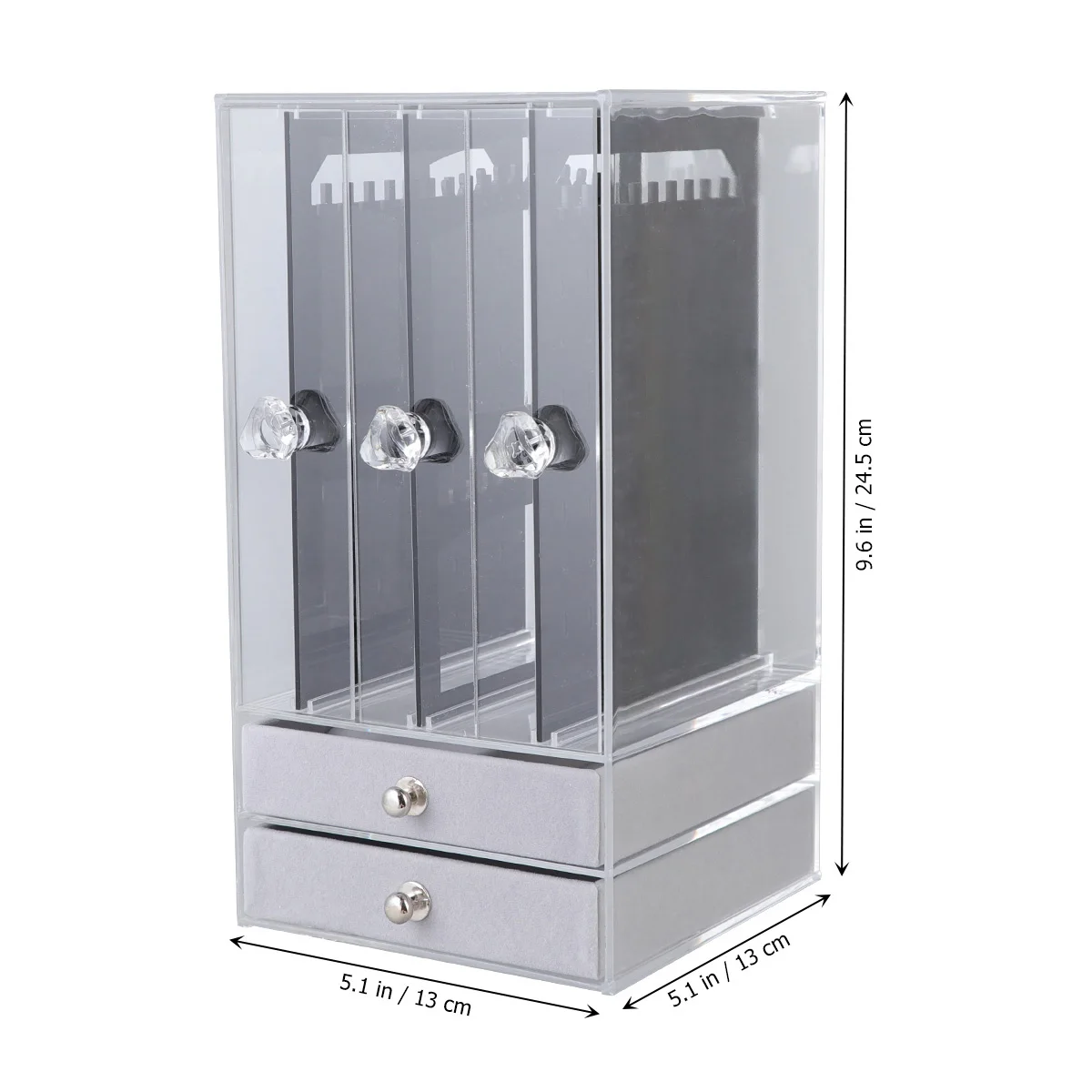 

Jewelry Storage Box Compact Display Earring Stand Packaging Material Container Rack