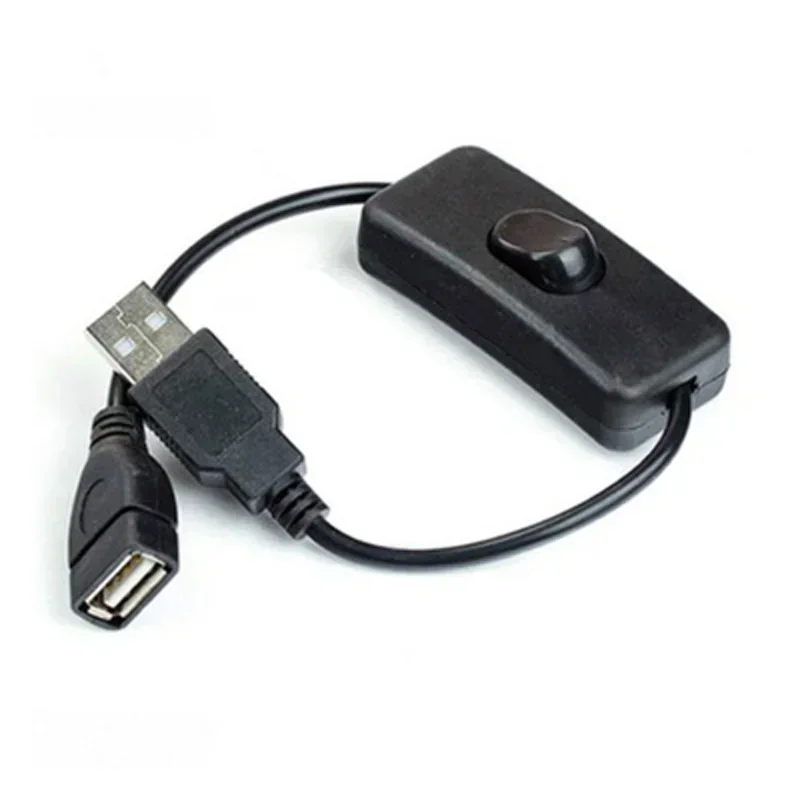 Кабель-удлинитель USB с выключателем, 28 см