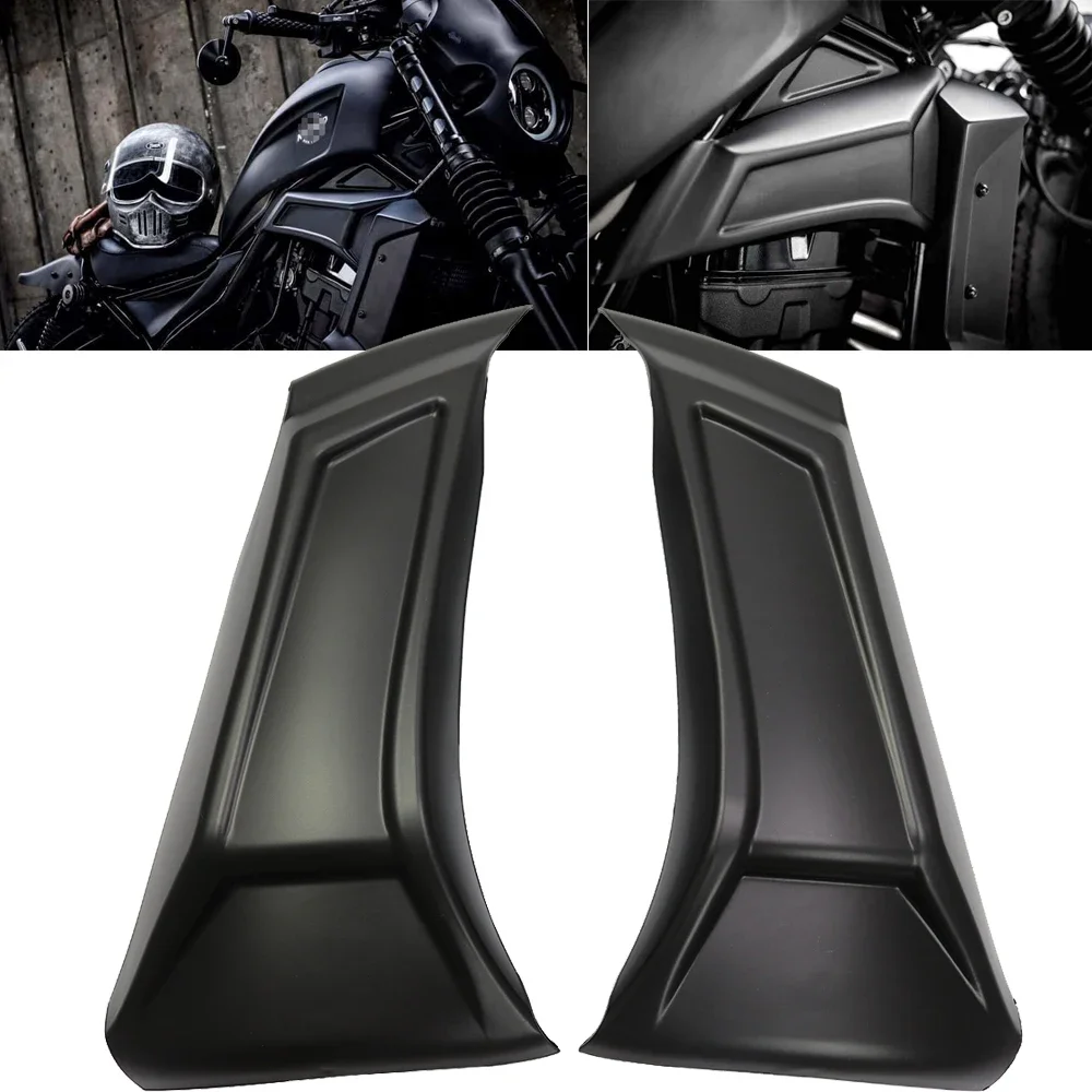 Motorcycle Engine Side Frame Fairing Case Cover For Honda Rebel CMX250 CMX300 CMX500 2017 2018 2019 2020 2021 2022