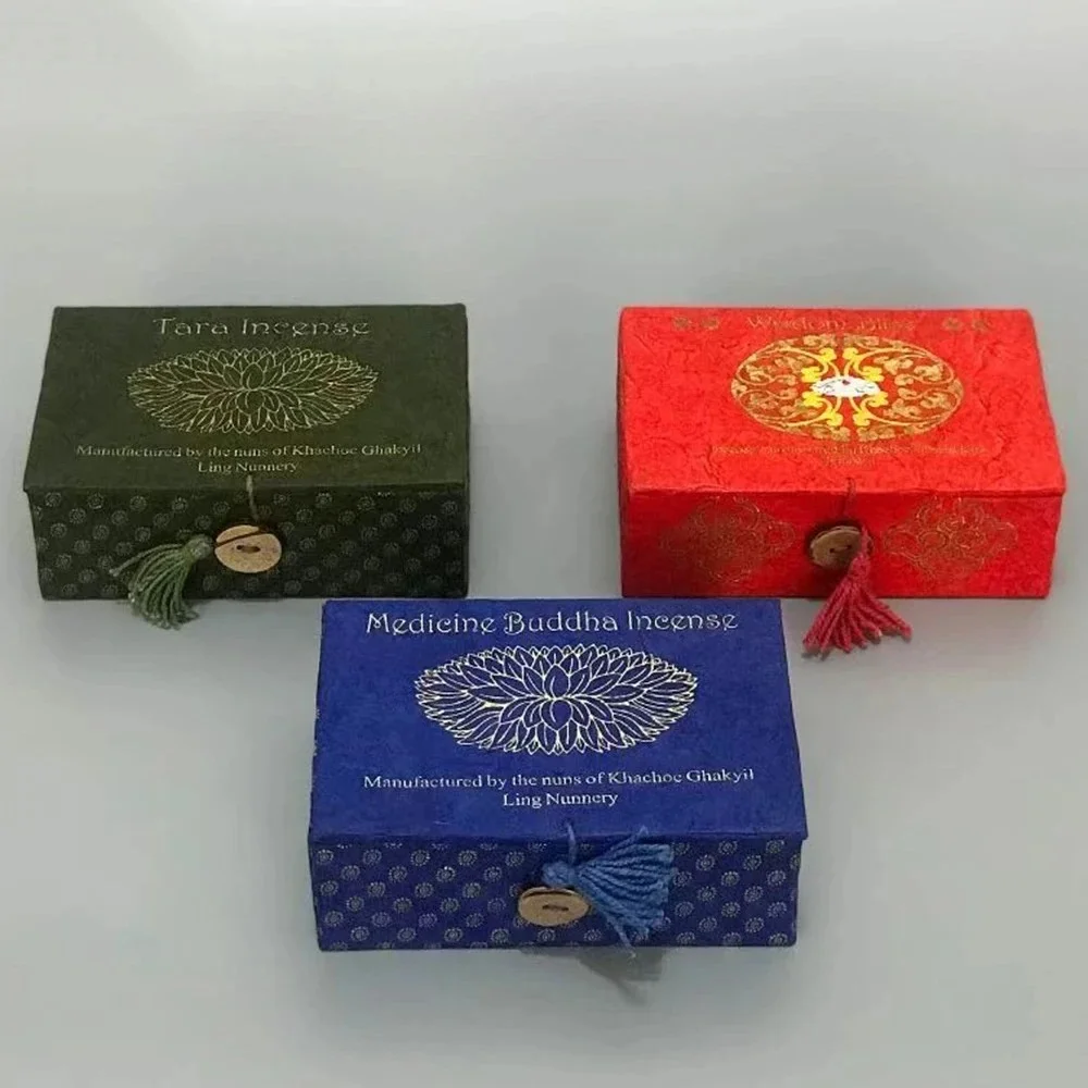 Nepal Kopan Monastery Incense Handmade Herbal Green Tara, Medicine Buddha Incense Home Fragrance Stick Incense Meditation